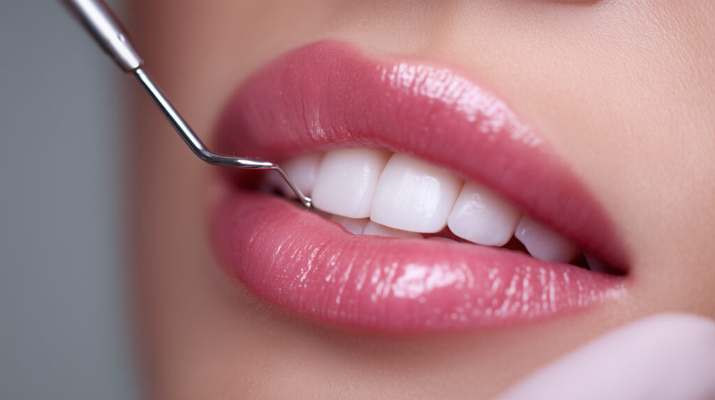 歯の綺麗な女性