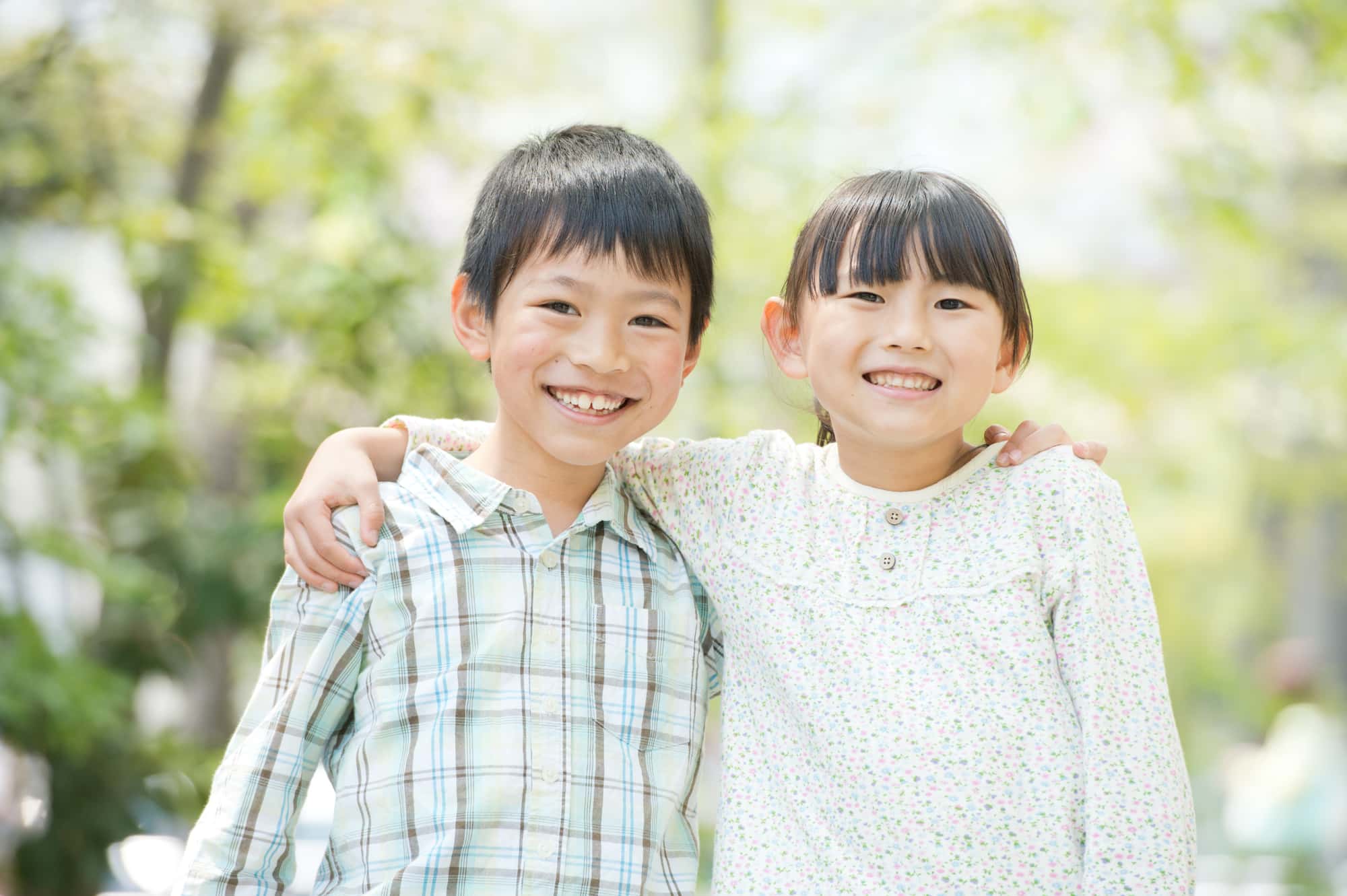 小児矯正をして綺麗な歯ならびになった子ども達