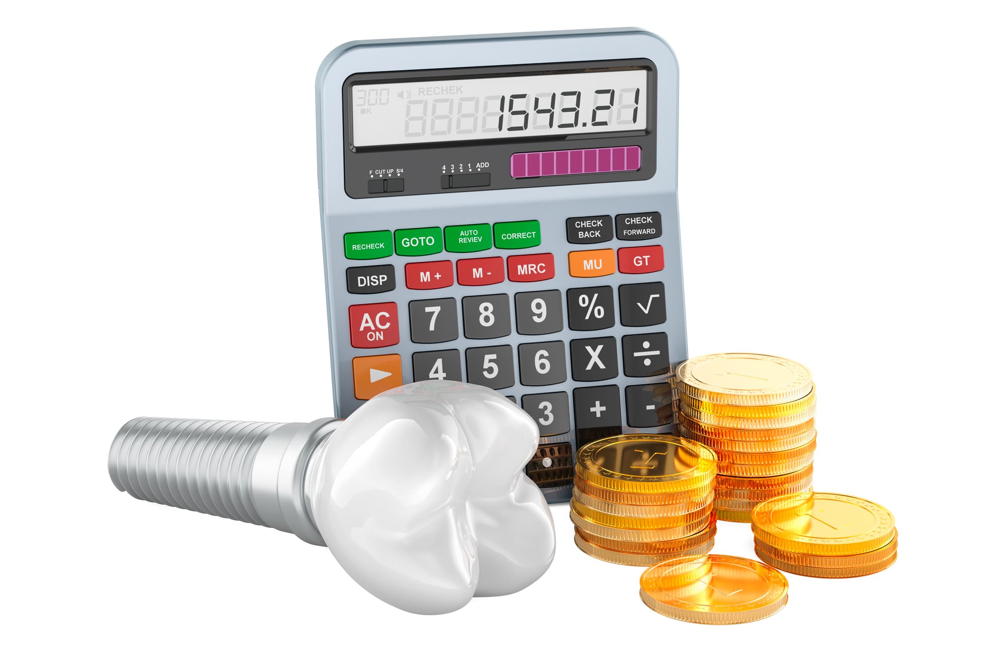 インプラント一本あたりの費用のイメージ