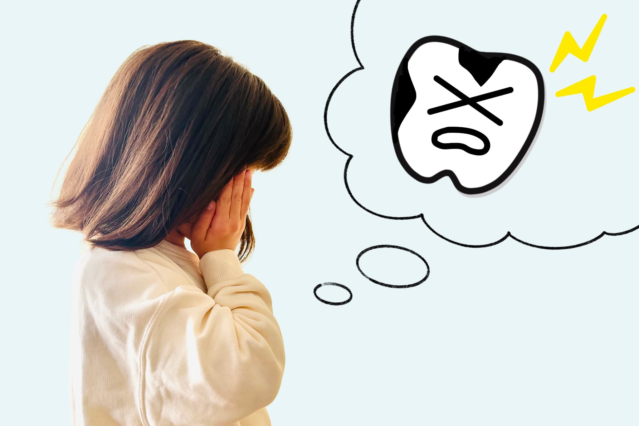 口呼吸を放置して虫歯になった子ども