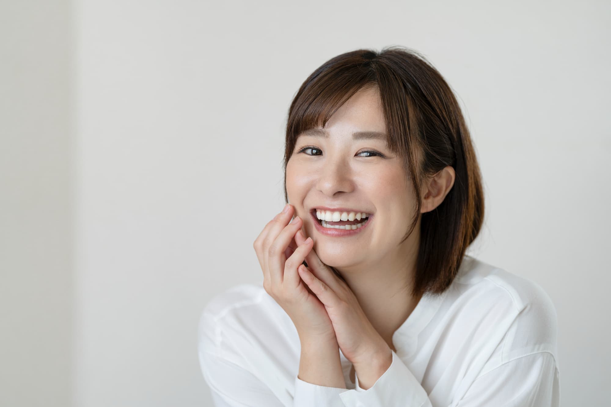 丁寧なケアで虫歯になりにくくなった女性
